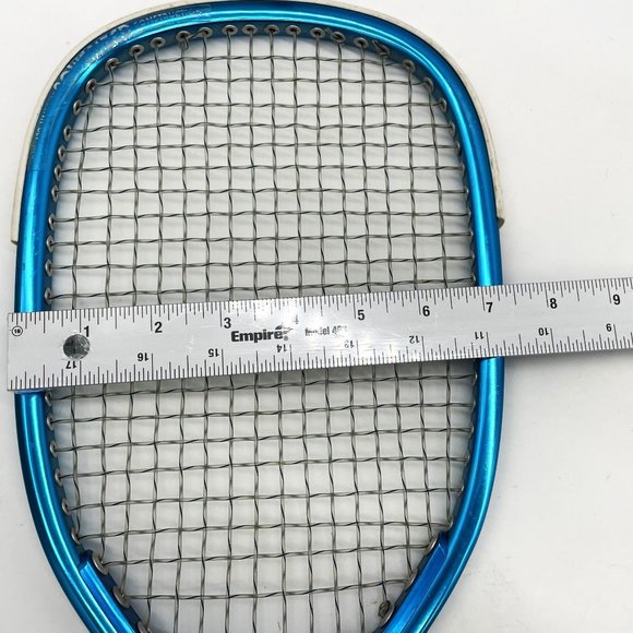 Vtg Dunill NARA DXL-120 Powerized Construction 19"x7.5" Blue Racquetball Racket - Picture 8 of 9